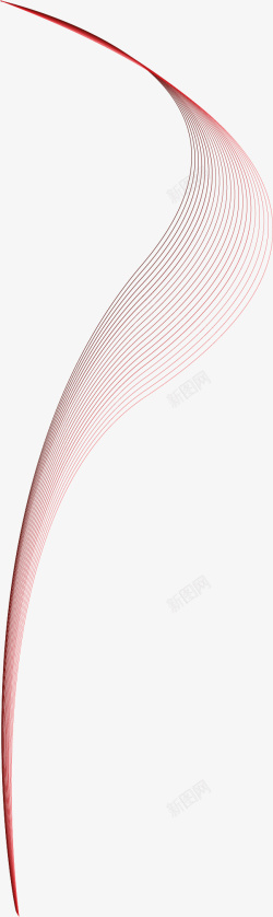 手绘粉色条纹素材