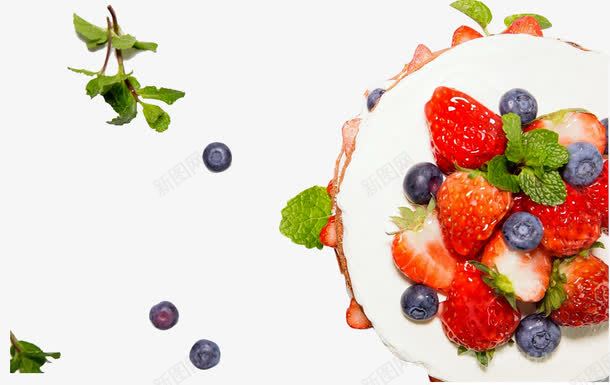 水果蛋糕png免抠素材_88icon https://88icon.com 奶油 奶油蛋糕 尝鲜优惠 新品上市 新鲜上市 新鲜出炉 水果蛋糕 玫瑰花蛋糕 纯手工制作 草莓 蓝莓