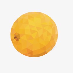水粉静物黄色柠檬三角形装饰高清图片