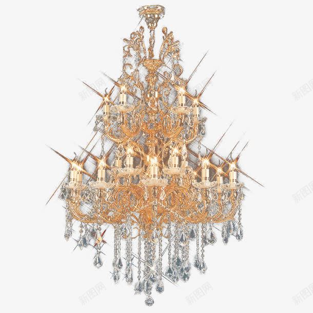 水晶灯png免抠素材_88icon https://88icon.com 吊灯 复古吊灯 居家饰品 欧式吊顶 水晶灯 灯光 灯饰 花式吊顶灯 花灯