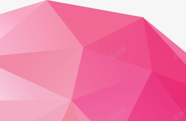 几何体png免抠素材_88icon https://88icon.com 天猫新风尚 新势力周 时尚元素 渐变色 粉色几何体