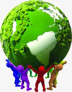环境日展板绿色地球世界环境日展板高清图片