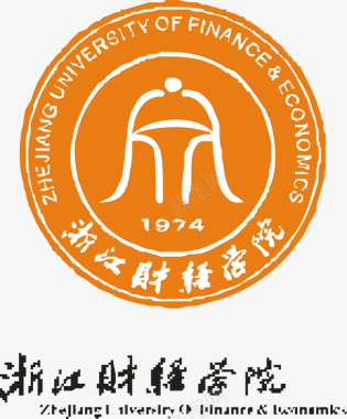 知识全面浙江财经大学logo矢量图图标图标