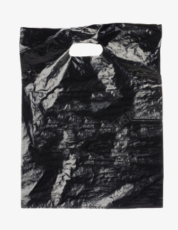 黑色包装塑料手提袋素材