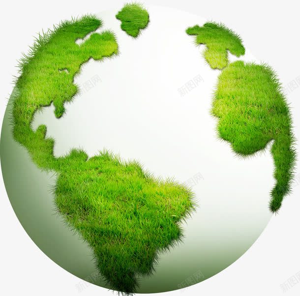 创意元素绿色地球草地png免抠素材_88icon https://88icon.com 元素 创意 地球 绿色 草地