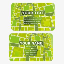 绿色科技感卡片背景素材