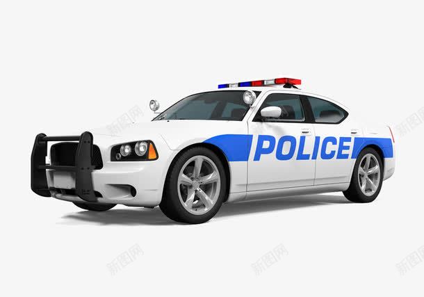 白色警车png免抠素材_88icon https://88icon.com 交通 警察 警察局 车辆