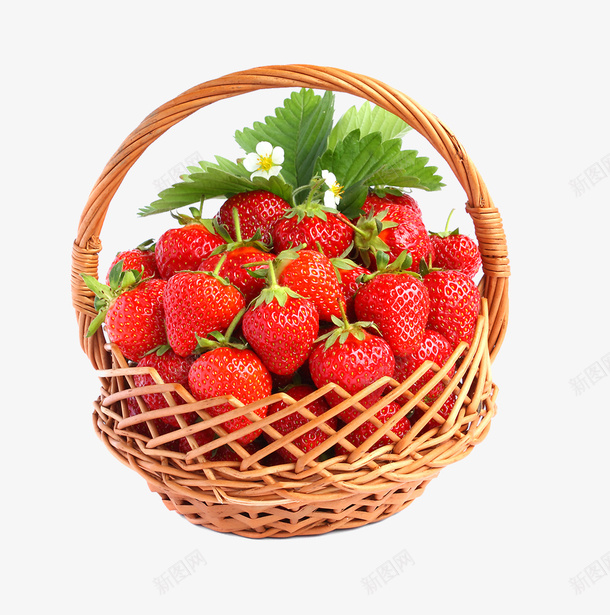 一篮新鲜草莓png免抠素材_88icon https://88icon.com 新鲜 水果 竹篮 红色草莓 美味 草莓 草莓免抠 草莓实物