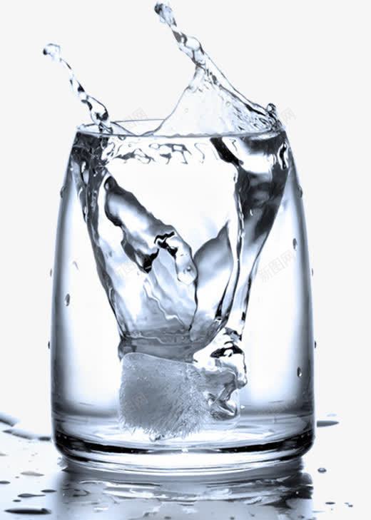 一杯水与玻璃杯png免抠素材_88icon https://88icon.com 产品实物 免费PNG格式素材 水 水杯 玻璃杯