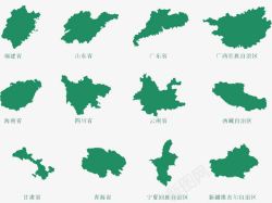 全国矢量地图中国全国各省地图高清图片