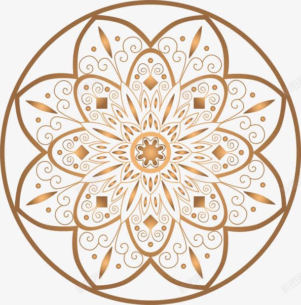 佛教金色花纹png免抠素材_88icon https://88icon.com 佛教花纹 浮雕花 矢量png 金箔纸 金箔纸底纹 金色花纹 镂空花纹