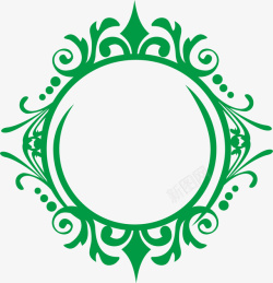 绿色边框素材