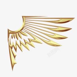 鎏金翅膀欧式金属翅膀高清图片