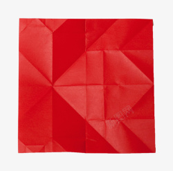 空白纸红色折痕纸高清图片