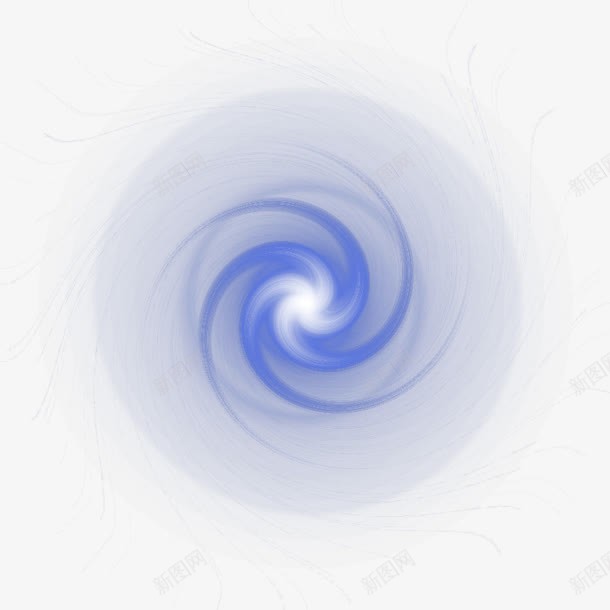 蓝色漩涡光效绚丽png免抠素材_88icon https://88icon.com 漩涡 绚丽 蓝色