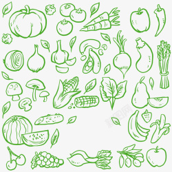 抽象组合蔬菜高清图片