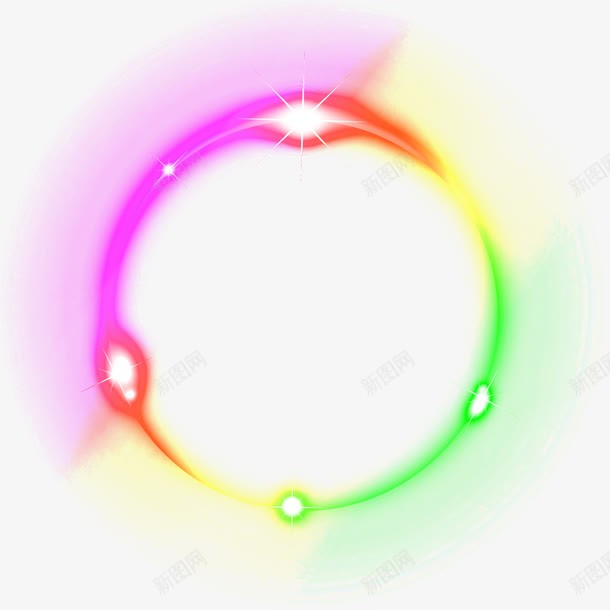 彩色圆圈png免抠素材_88icon https://88icon.com 圈圈 彩色 画笔 笔刷 闪光