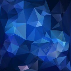 蓝色菱形缤纷炫彩几何三角菱形背景高清图片