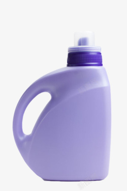 紫色塑料包装的洗衣液清洁用品实海报