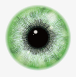 绿色瞳孔绿色眼睛眼珠矢量图高清图片