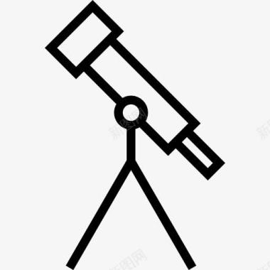 文学望远镜图标图标