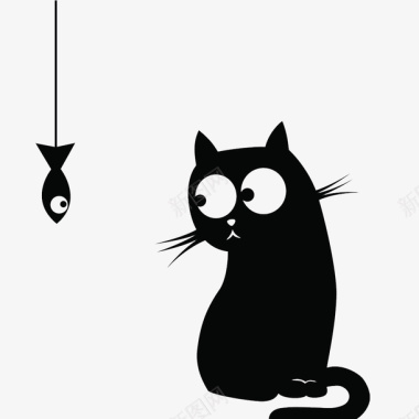 小猫咪抱枕卡通萌萌的小猫咪和小老鼠的PS图标图标