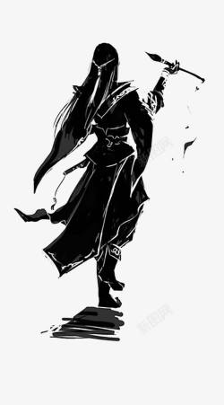 手绘武侠画师素材