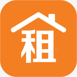 租房logo手机租房应用图标logo高清图片