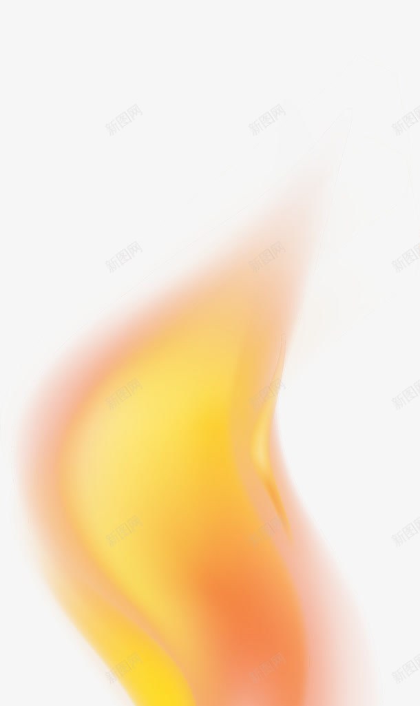橙色曲线火焰png免抠素材_88icon https://88icon.com 效果元素 曲线 橙色 火焰 烛光 燃烧