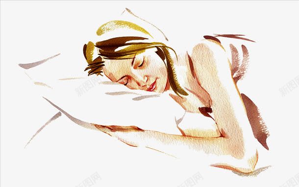 手绘水墨画睡着的长发美女png免抠素材_88icon https://88icon.com 侧身睡觉 手绘 手绘现代美女 水墨画 水彩 画室宣传单水墨画 睡着 睡着的女人 长发美女