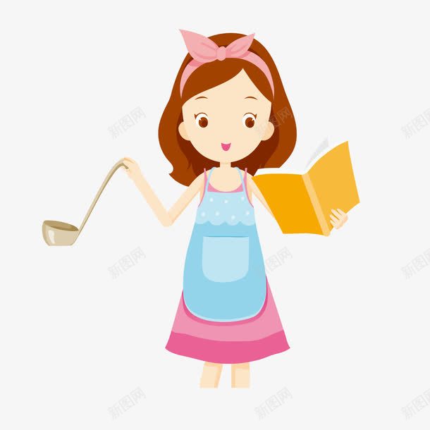 可爱做饭小美女png免抠素材_88icon https://88icon.com 做饭 卡通做饭美女 卡通妈妈 卡通姑娘 卡通家庭主妇 卡通小妇人 卡通美女 围裙 我的家人 美女 食谱