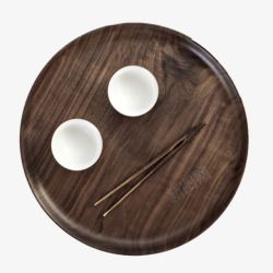 木质筷子套简约餐具高清图片