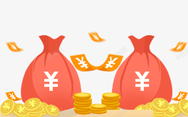 卡通守护金元宝福袋金币png免抠素材_88icon https://88icon.com 卡通 投资 插画 理财 福袋 财富 金元宝 金字 金币 金融