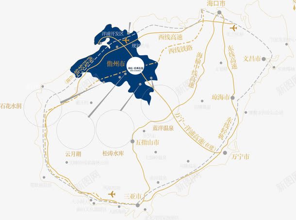 房地产区位图png免抠素材_88icon https://88icon.com 区位图 区域优势 覆盖区域