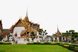 外国着名景点曼谷大皇宫全景图高清图片
