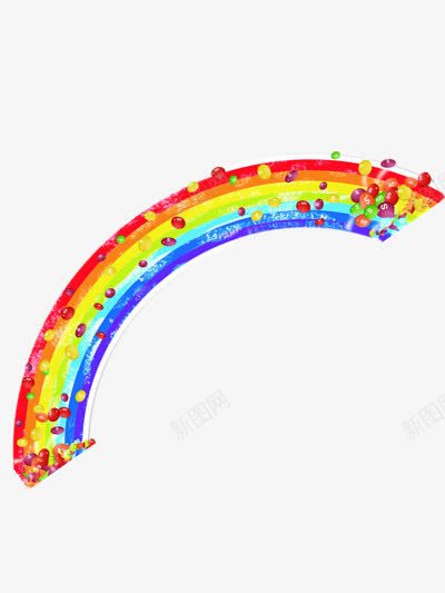 彩虹png免抠素材_88icon https://88icon.com 彩色 彩虹 彩虹糖 装饰图片