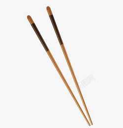 一双传统筷子素材