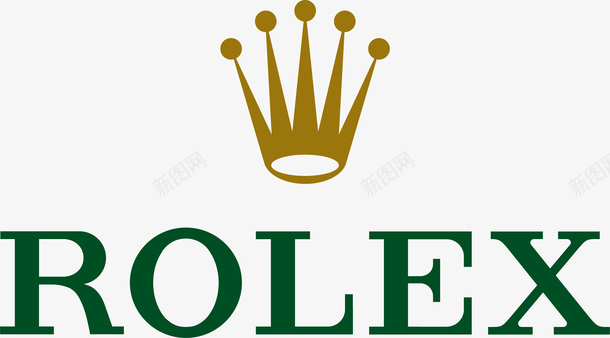 皇冠插图手表劳力士logo矢量图图标图标