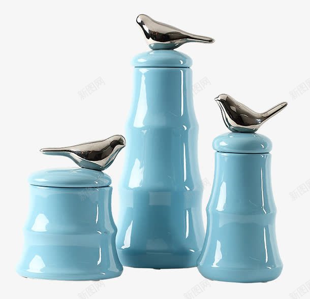 蓝色小鸟装饰花瓶png免抠素材_88icon https://88icon.com 北欧风 家居花瓶 花瓶 蓝色摆件 蓝色花瓶 装饰花瓶