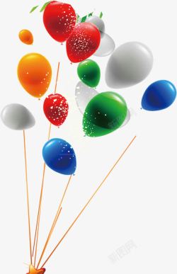 开业庆典气球装饰元素素材