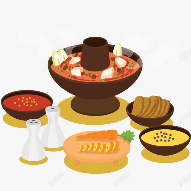 卡通老北京火锅png免抠素材_88icon https://88icon.com 北京插画 火锅 美食 老北京火锅 食物 餐厅 香气四溢
