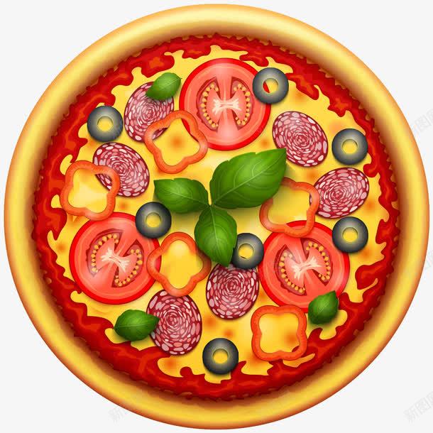 卡通披萨png免抠素材_88icon https://88icon.com pizza 创意pizza 意大利披萨 披萨 美食 西餐 食物