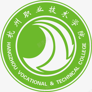 技术素材杭州职业技术学院logo矢量图图标图标