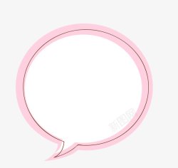 小清新漫画风格对话框素材