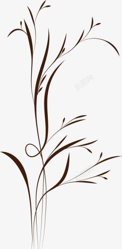 单独花卉纹样简约欧式植物花纹高清图片