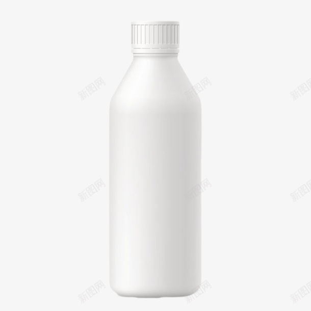 纯白色模拟塑料瓶实物png免抠素材_88icon https://88icon.com 保存 包装 塑料瓶罐 容器 密封 封存 拧盖 液体 溶液 瓶子 纯色 罐子