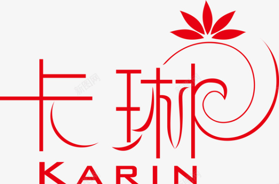 敬老院宣传卡琳创意logo矢量图图标图标