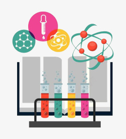 试管架生物化学实验小标识图标高清图片