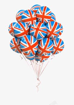 英国国旗图案气球素材
