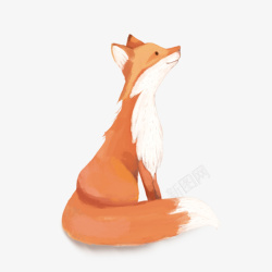 格林童话小动物狐狸卡通狐狸高清图片